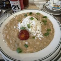 Vegan White Beans & Ricee  at Gumbo Shop in New Orleans