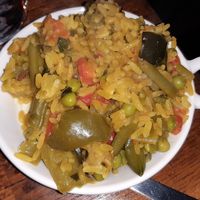 Vegetable paella at The Port House Pintxo in Dublin