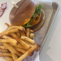 Burger  at RawASF in Fremont