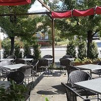 Patio in spring fall and summer at Roots Cafe in Millcreek