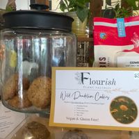 Dandelion Oat and lemon cookies  at Roots Cafe in Millcreek