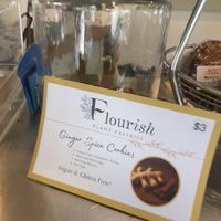 The ginger cookies are chewy and full of flavor   at Roots Cafe in Millcreek
