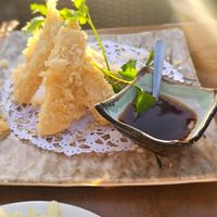 Tofu tempura at Enjoy Asian Restaurant in Lanzarote