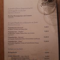 Karte 1 at Weingut Georg Fritz von Nell in Trier