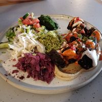 Falafel sharer at Maray - Dockside in Liverpool