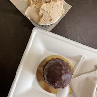 Emblema e gelato   at Grezzo Raw Chocolate in Rome