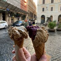 vegan gelato  at Grezzo Raw Chocolate in Rome