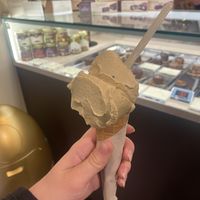 Salted caramel ft some of the chocolates on offer  at Grezzo Raw Chocolate in Rome