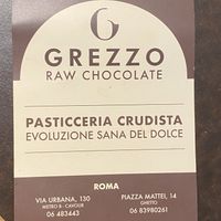   at Grezzo Raw Chocolate in Rome
