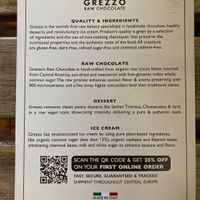   at Grezzo Raw Chocolate in Rome