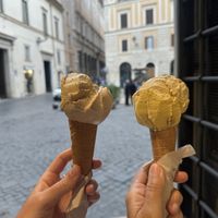 Ice creamm  at Grezzo Raw Chocolate in Rome