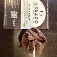 Raw chocolate gelatoin  at Grezzo Raw Chocolate in Rome