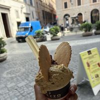 Salted caramel, dark chocolate and chocolate hazelnut   at Grezzo Raw Chocolate in Rome