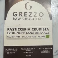   at Grezzo Raw Chocolate in Rome