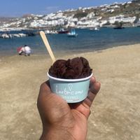Chocolate   at DaVinci Gelato in Mykonos