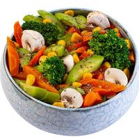 Sautéed vegetables  at Veginn in Cairo