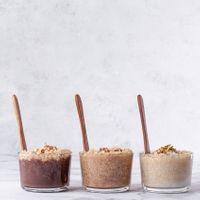 Quinoa pudding at Veginn in Cairo