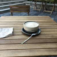 Chai latte  at The Planteen in Budapest