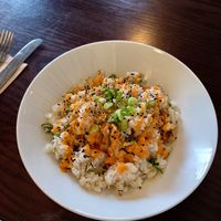 Spicy tofu fried rice at Little Bento Box in Worcester