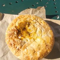 Veg curry pie at Beechworth Bakery in Beechworth