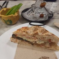 Sandwich and the remains of morros at La Lila in Sant Quirze Del Valles