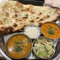 B-Set with Dal Tarka and Mix vegetable curryy  at Bombay Sizzlers  in Tokyo