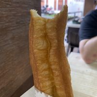 youtiao (fried dough) $1.20 a piece  #Veganuary at Delisnacks 德利食 - Queen Street in Central Singapore