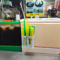 Soya milk and grass jelly drinks at Rochor Soya Bean in Central Singapore