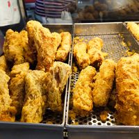 Banana fritter at Goreng Pisang 四馬路 Queen Street in Central Singapore