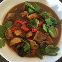 Mushroom curry at Santa Clara dos Cogumelos in Lisbon