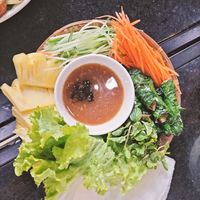 Grilled beef wrapped in betel leaf at Ngoc Chi in Da Nang