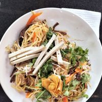 Fried yellow noodles at Ngoc Chi in Da Nang