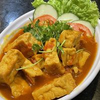 Tofu with tomato sauce   at Ngoc Chi in Da Nang