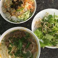 Noodle fish sauce and beef noodle soup at Ngoc Chi in Da Nang