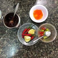 All the chilli at Ngoc Chi in Da Nang