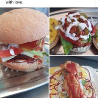 Different types sandwichs at Tasty Vegan - Tivoni Taim - טבעוני טעים in Dimona