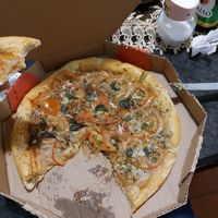 Pizza vegana de marguerita at Pizza Ribys in Belo Horizonte