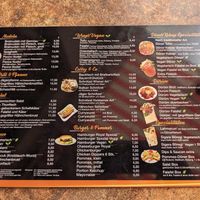 Speisekarte 08/2023 at Efes Grill Murat TAS in Eutin