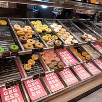 Selection (before closing) at Dunkin' in Luzern