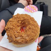 Vegan lotus donut at Dunkin' in Spreitenbach