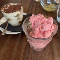 Strawberry gelato at Rudy’s Bold St 😍 🍨  #Veganuary at Rudy's Neapolitan Pizza in Liverpool