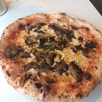 Vegan portobello at Rudy's Neapolitan Pizza in Liverpool