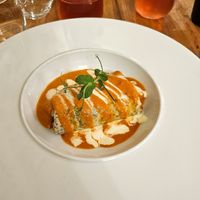 Crêpe farcie à la Hangroise (tofu fumé, paprika, poivron,...) at Les Bacchanales in Nancy