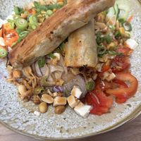 Hoofdgerecht: groenten bowl   at Les Bacchanales in Nancy