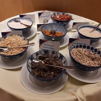 Toppings at Han Mongolian Barbecue in Zug