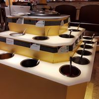 Sauces at Han Mongolian Barbecue in Zug