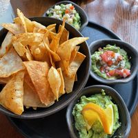 Trio of guacamole  at El Santo in New Westminster