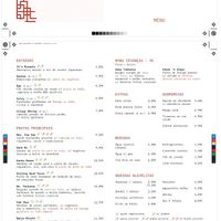 Menu com codigo QR at Kantu Asian Corner in Evora