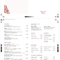 Menu em Inglês at Kantu Asian Corner in Evora