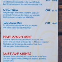  at Han Mongolian Barbecue in Uster